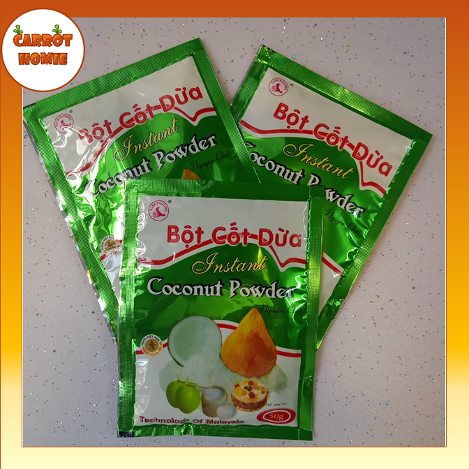03 gói bột cốt dừa 50g