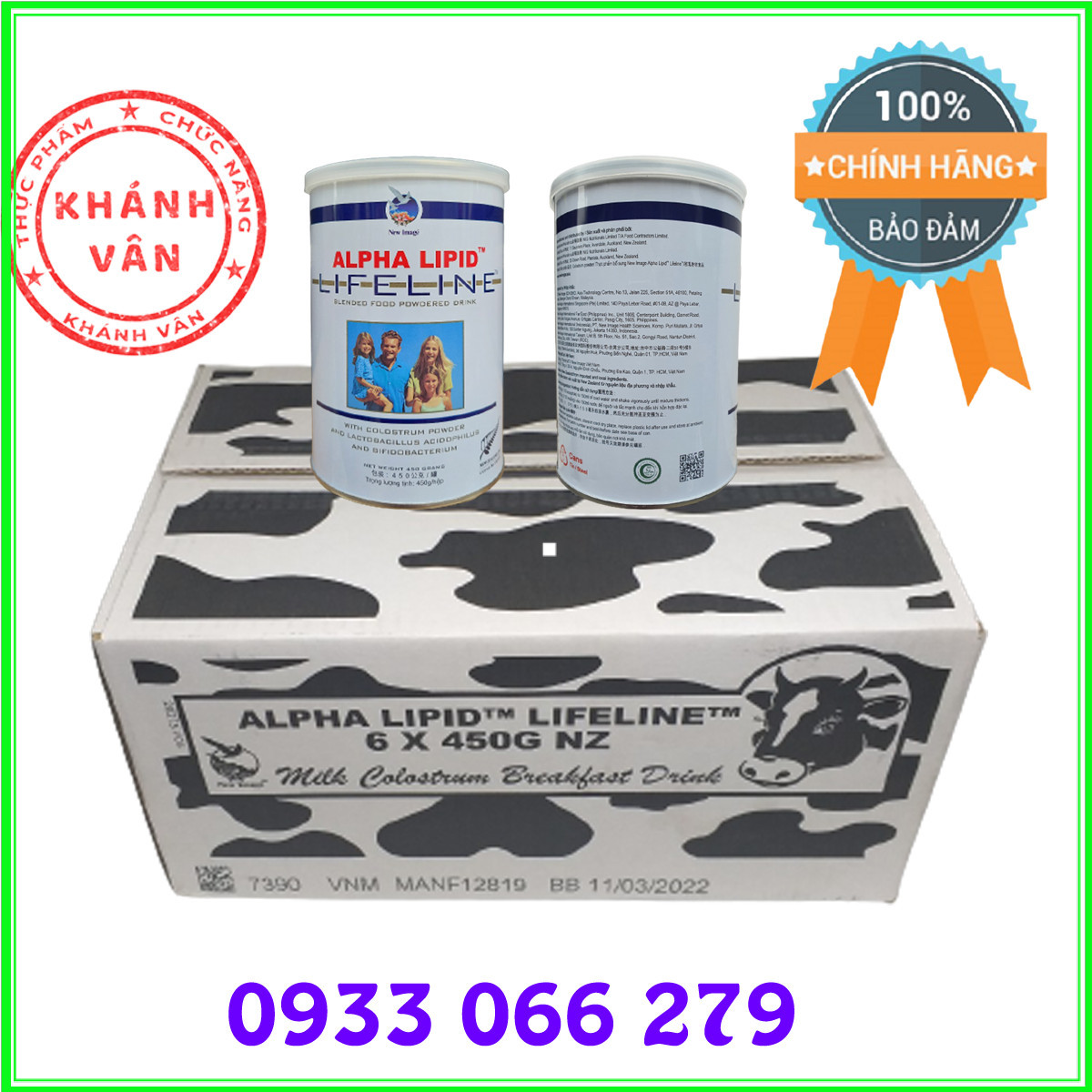 [Hoàn Tiền Giảm 10%]-[CHÍNH HÃNG] [Combo 6 Hộp] Sữa Non Alpha Lipid 450g Của New Zealand Hạn Sử Dụng Mới