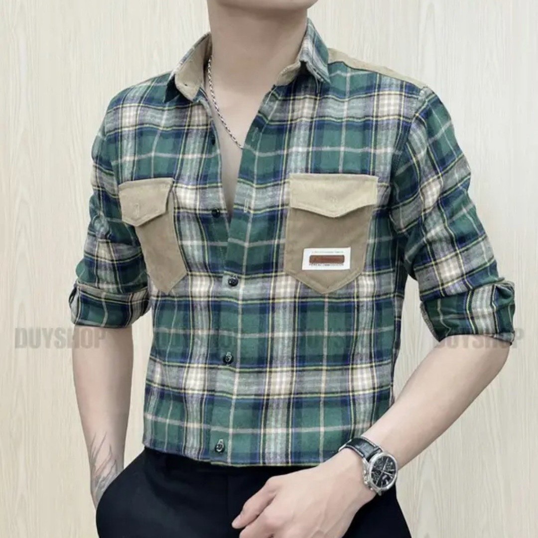 [HCM]ÁO SƠ MI NAM CHẤT LỤA THỜI TRANG CAO CẤP DG-SHOP MS4913