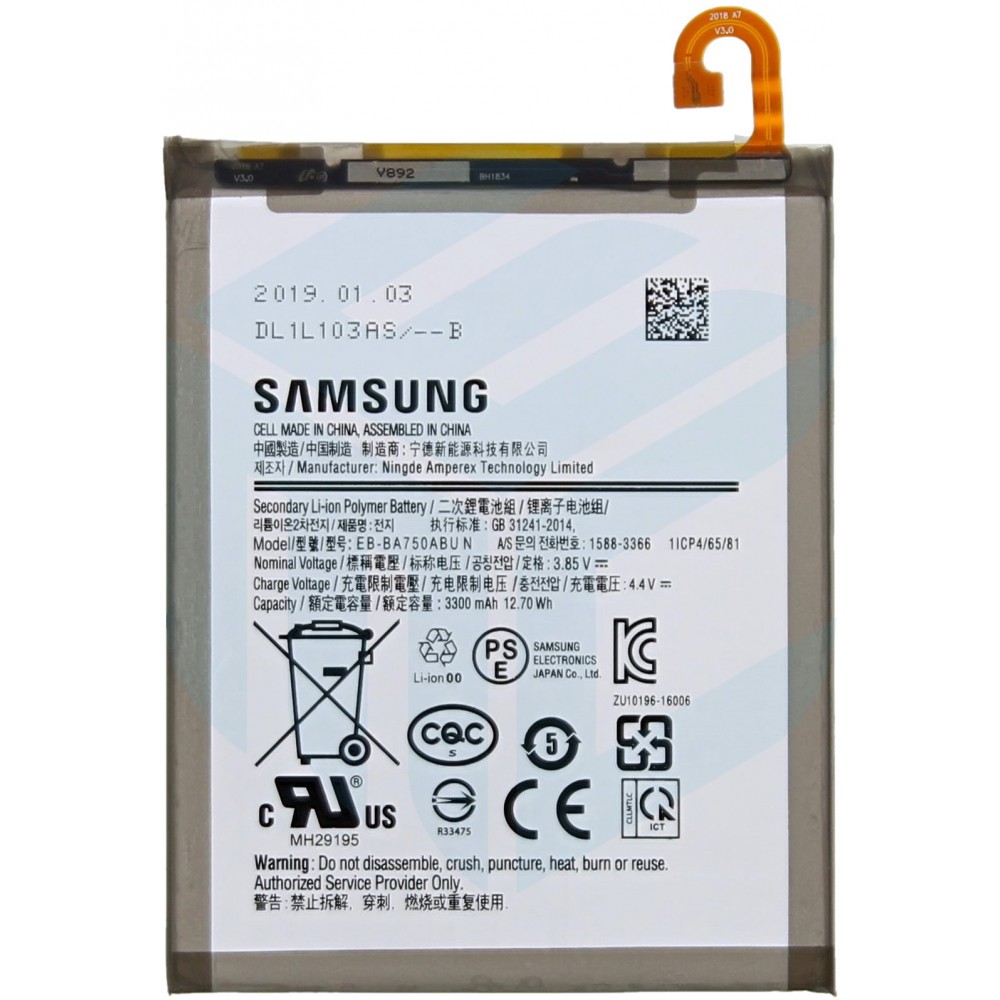 Pin samsung galaxy a7 / a750 zin dung lượng chuẩn 3300mah