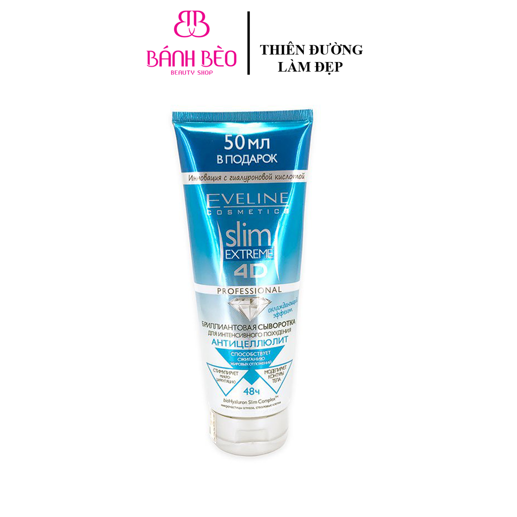 Kem tan mỡ eveline slim extreme 4d nga 250ml