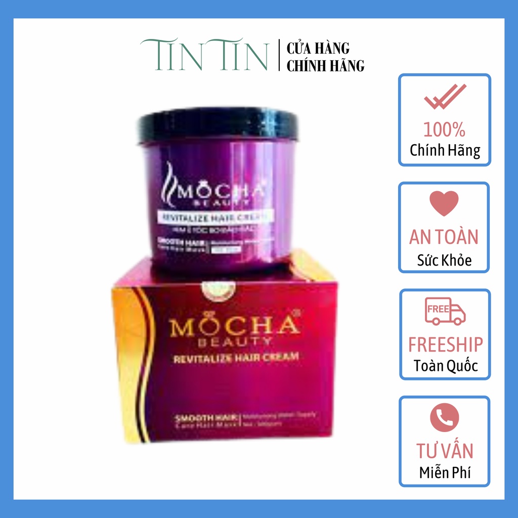 Kem ủ tóc bơ đào mocha