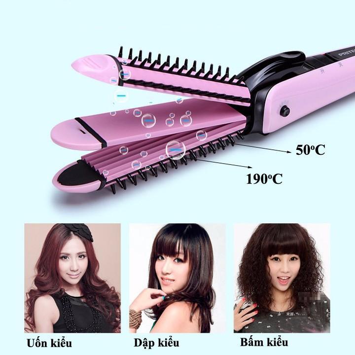 Lược điện cho tóc ngắn, Lược Điện Tạo Kiểu Tóc 3 Trong 1. Lược NOVA 3 trong 1 Uốn Xoăn, Uốn Cụp, Làm Phồng Tóc, Chống Bỏng Tóc, Giá Hấp Dẫn. Bảo Hành 1 Đổi 1.