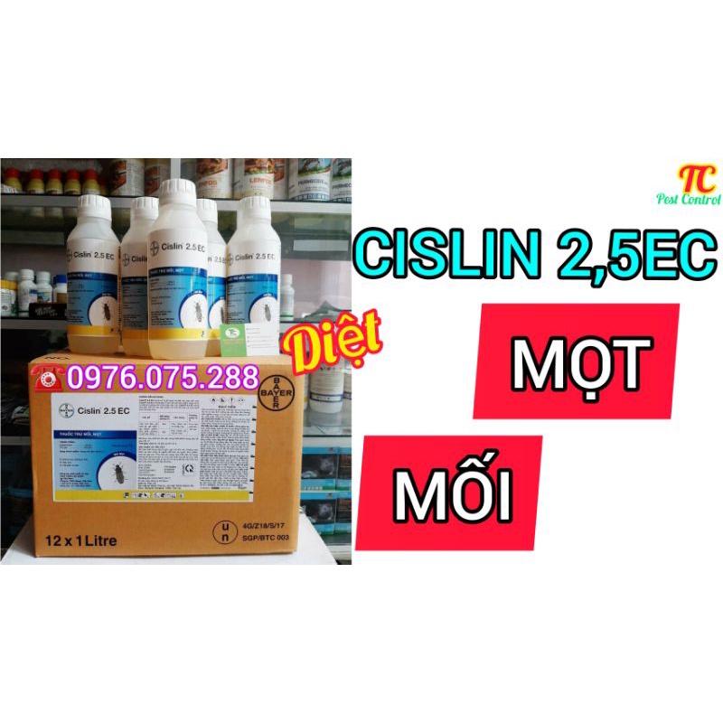 Thuốc diệt mọt cislin 2.5 ec bayer đức 1lít