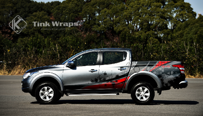 Decal dán xe Triton - Tem bán tải Triton nhẹ nhàng