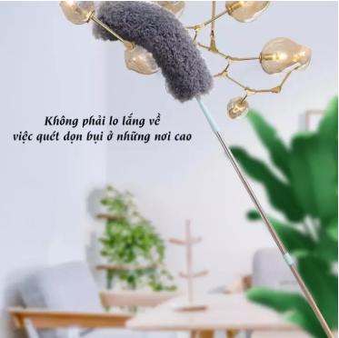 CHỔI LÔNG THU GỌN QUÉT BỤI NỘI THẤT ĐA NĂNG-CHỔI QUÉT TRẦN GẤP GỌN THÔNG MINH TIỆN DỤNG-CÂY CHỔI LÔNG QUÉT LAU BỤI MẠNG NHỆN TRẦN NHÀ ĐA NĂNG CÁN DÀI INOX RÚT GỌN GẬP ĐƯỢC 90 ĐỘ THÔNG MINH (CÓ THỂ GẤP GỌN ĐƯỢC)