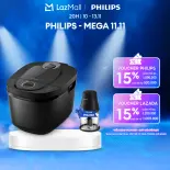 Nồi Cơm Điện Tử Philips HD4814/31 - Màu Đen -  1.8L - Công nghệ FreshDefense làm nóng 3D- Hàng Chính Hãng