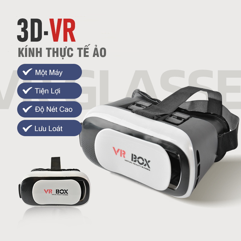 Kính thực tế ảo 3d vr dành cho điện thoại thông minh 4-6 inch 3d góc rộng 120 độ toàn màn hình trực quan kính thông minh