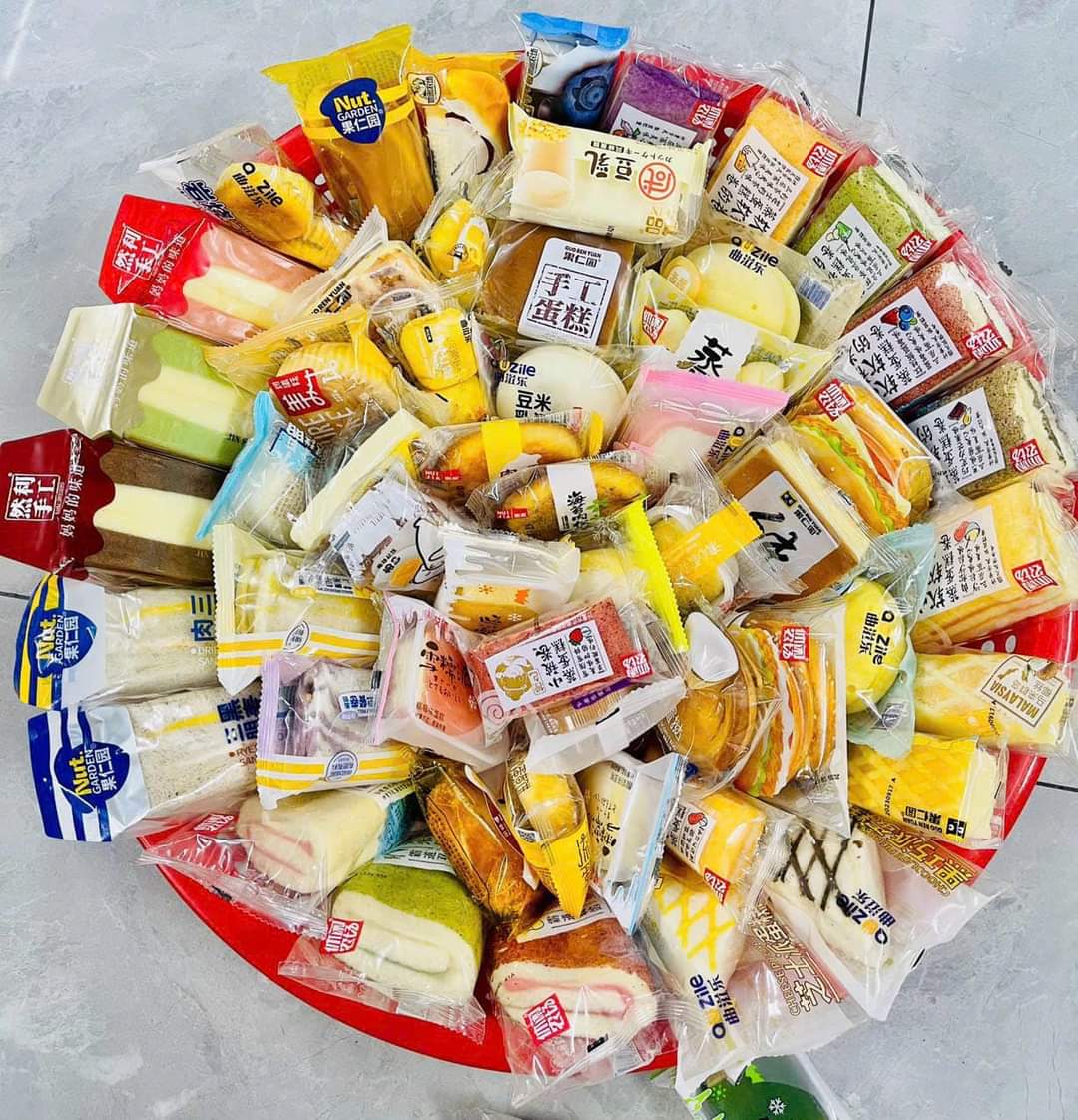 1KG Bánh Mix Nhiếu Loại Hàng Đài Loan Siêu Ngon - Bánh kẹo đồ ăn vặt cake food