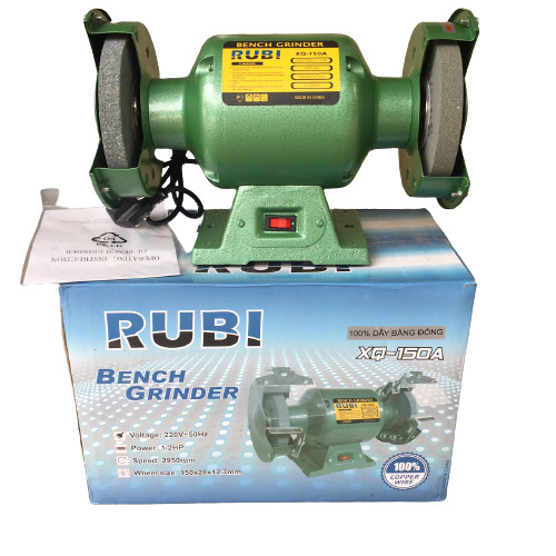 Máy mài hai đá rubi r150 550w loại 1/3hp và 1/2hp - bảo hành 12 tháng