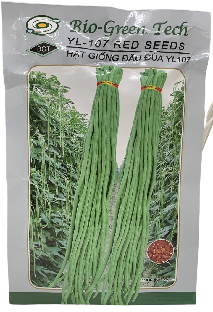 Hạt giống đậu đũa cao sản yl107 - gói 100gr vs 50gr