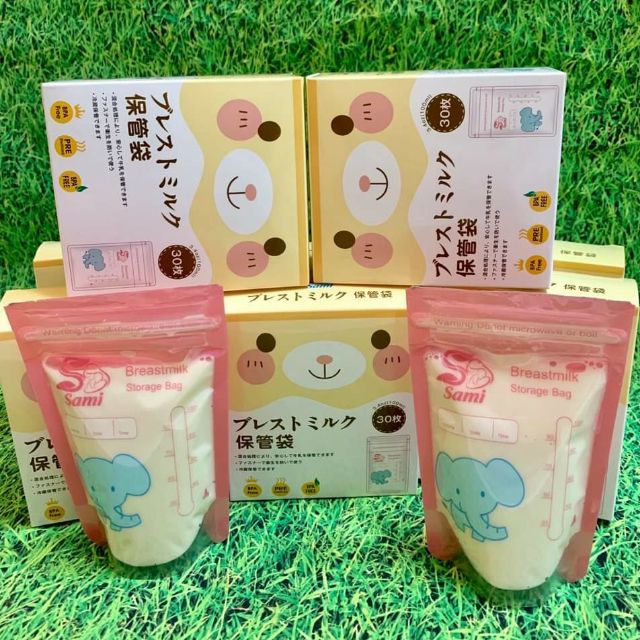 Hộp 30 Túi Trữ Sữa Sami 100Ml - Nhật Bản