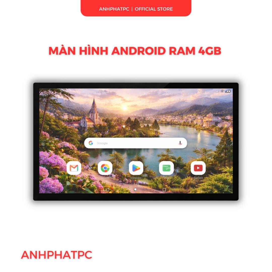 Large Screen Tablet with Convenient Arm Mount and Smart Voice Control