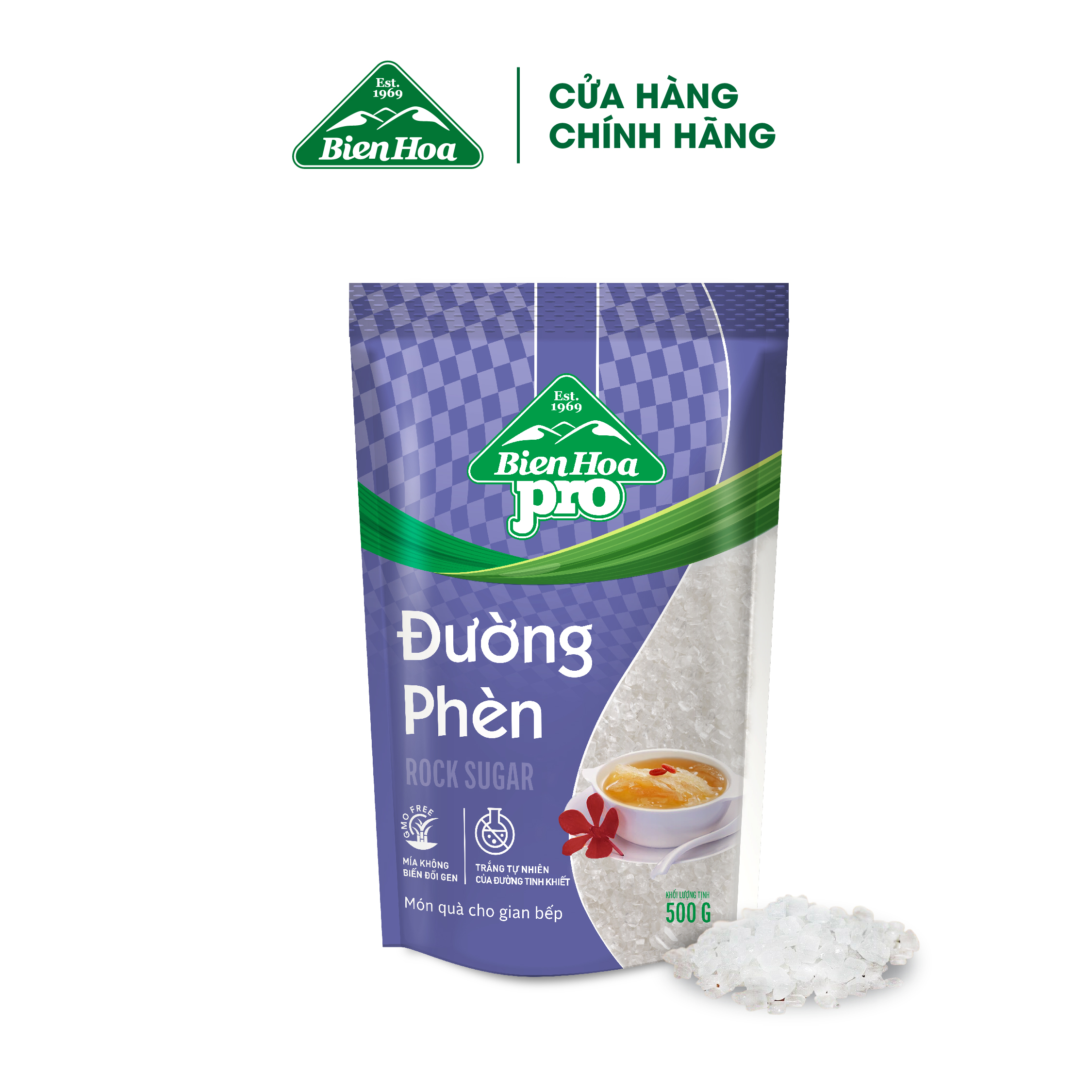 Đường phèn biên hòa pro 500gr/túi