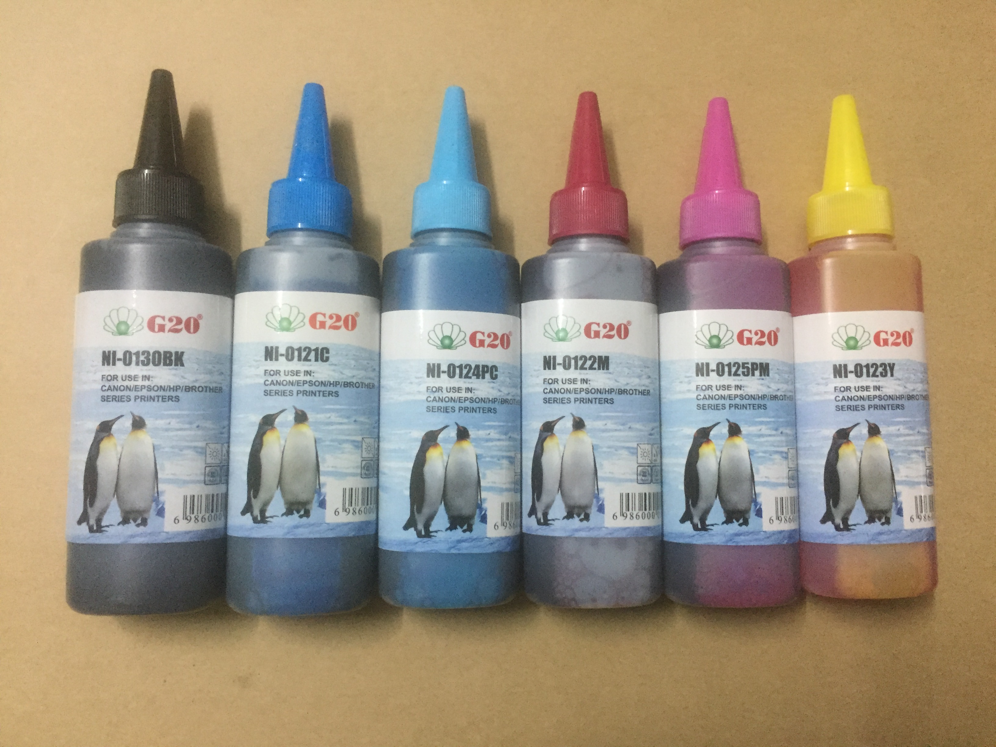 Bộ mực 6 màu đổ cho máy EpsonL800, L805, L850, 1800