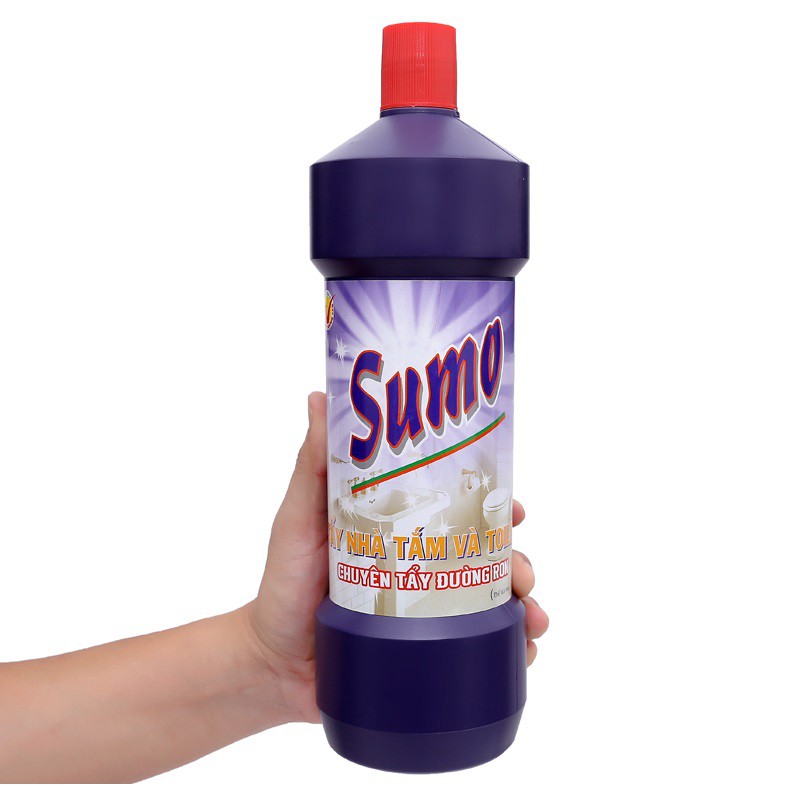 Nước Tẩy Bồn Cầu & Nhà Tắm Toilet Sumo 1 lít - Chuyên Tẩy Đường Ron Gạch và Rông Rêu