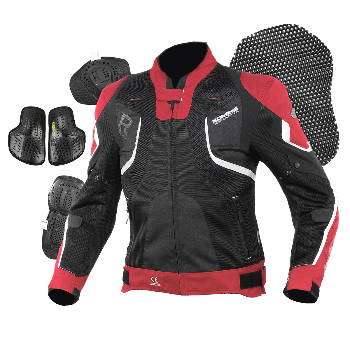[Motoworld Phân Phối] Áo giáp bảo hộ Komine JK-143 R-SPEC Mesh Jacket
