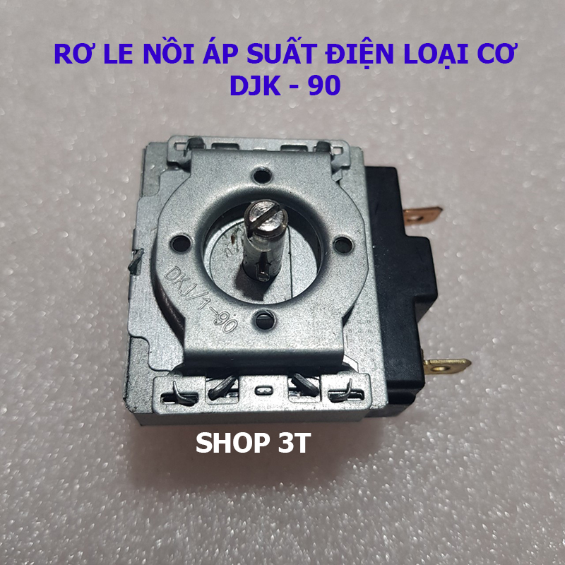 Rơ le hẹn giờ cơ- Bộ hẹn giờ cơ 2 chân 90 phút trục vát nồi áp suất đa năng