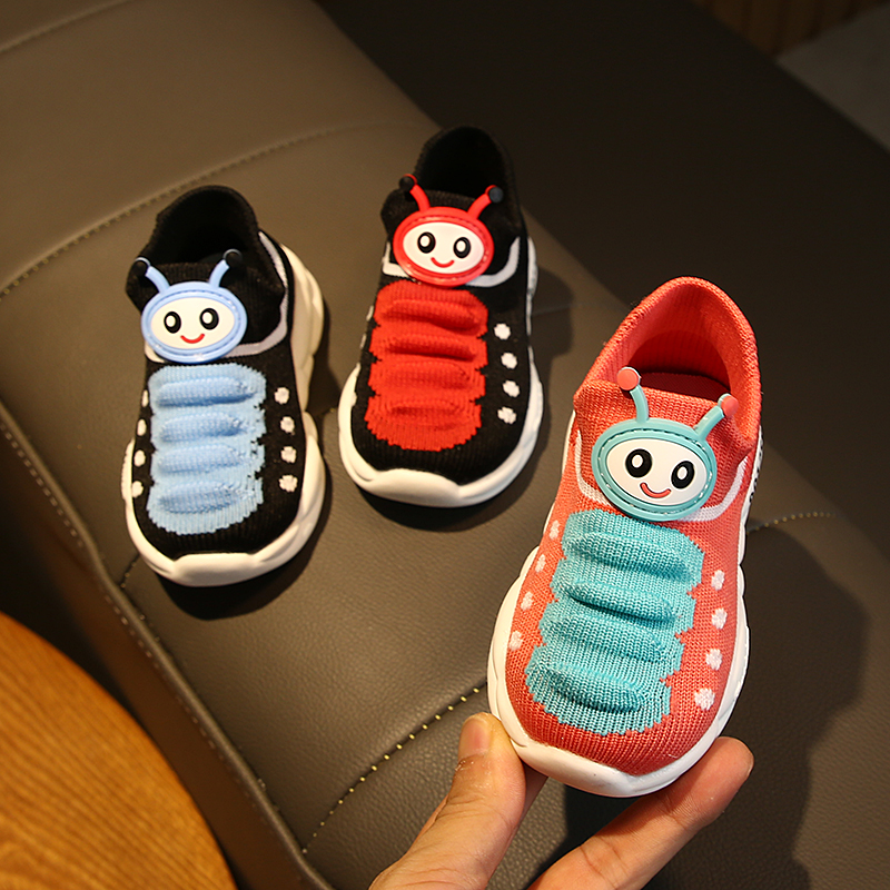 Giày chun bé trai bé gái hình sâu siêu đẹp siêu đáng yêu[Tặng tất chân]