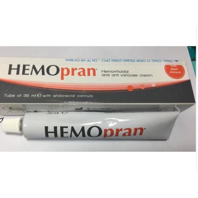 KEM BẢO VỆ GIẢM KÍCH ỨNG  KHU VỰC HẬU MÔN  HEMOPRAN 35ML.