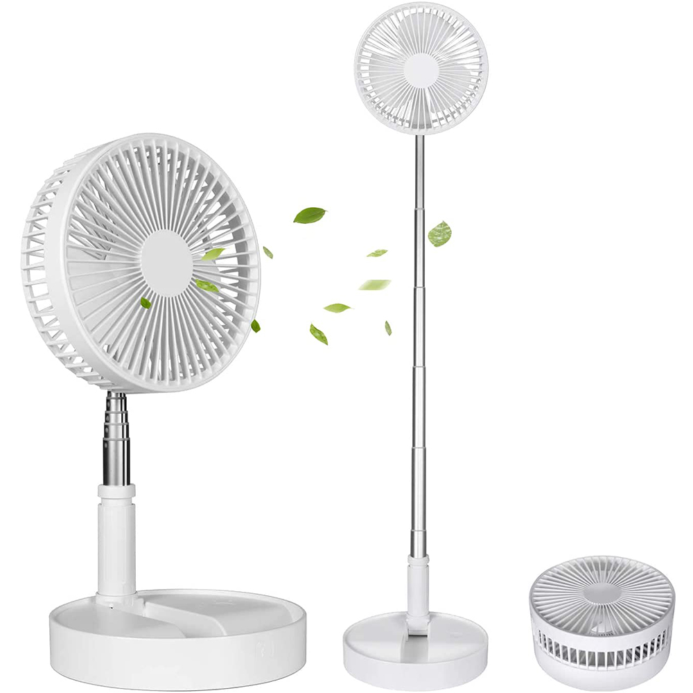 Quạt bàn gấp gọn hr-5589 xoay 180 độ - quạt mini để bàn -quat đa năng siêu mát - quạt sạc pin -quat pin - quạt văn phòng