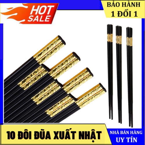 Bộ 10 đôi đũa ăn phong cách Nhật