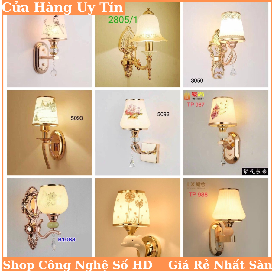 Đèn tường trang trí phòng khách, phòng ngủ,cầu thang ,hành lang _tặng kèm bóng led