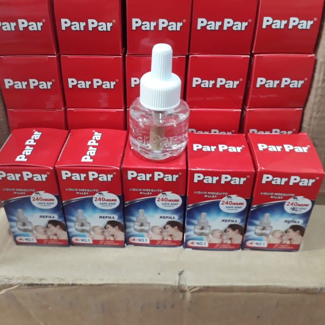 5 Lọ tinh dầu đuổi muỗi Parpar 240h 40ml