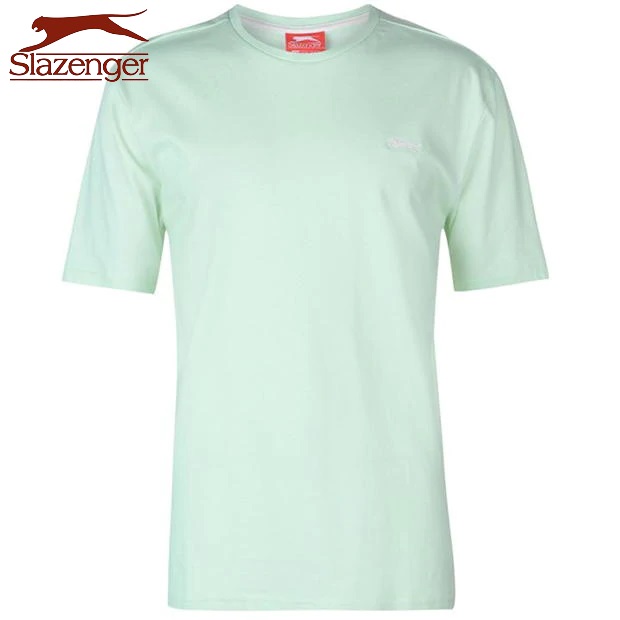 Áo thun nam Slazenger Plain (màu Aqua) - Hàng size UK