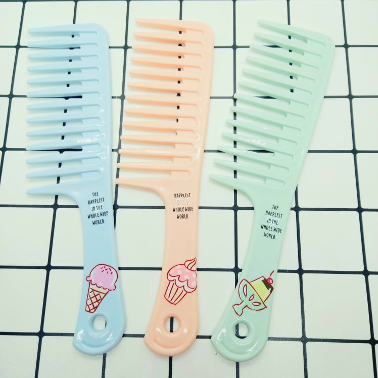 Lược chải tóc răng thưa siêu to khổng lồ cây kem