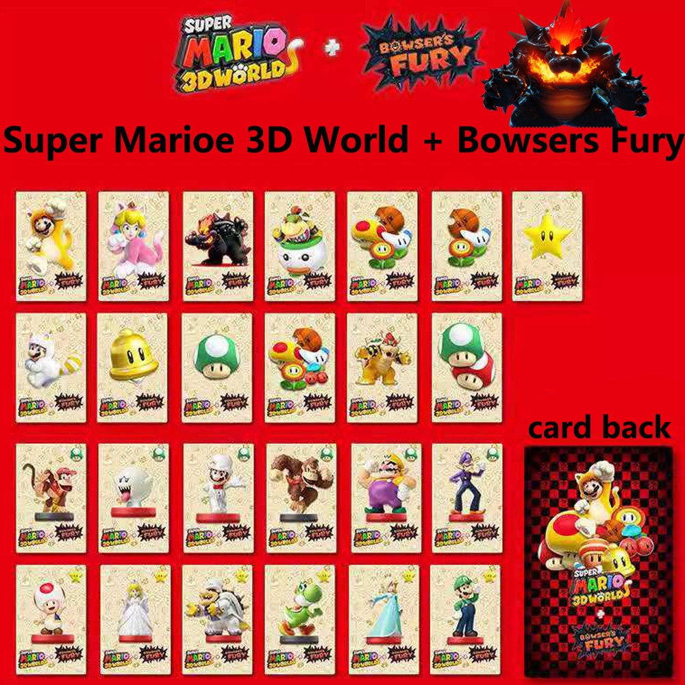 CW mario card Bowser s amxxbo for ns switch nfc