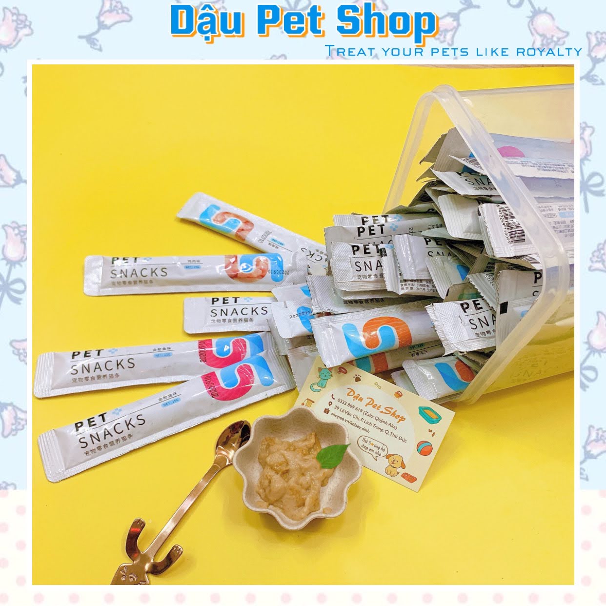 Combo 10 thanh Súp thưởng Pet Snacks cho mèo