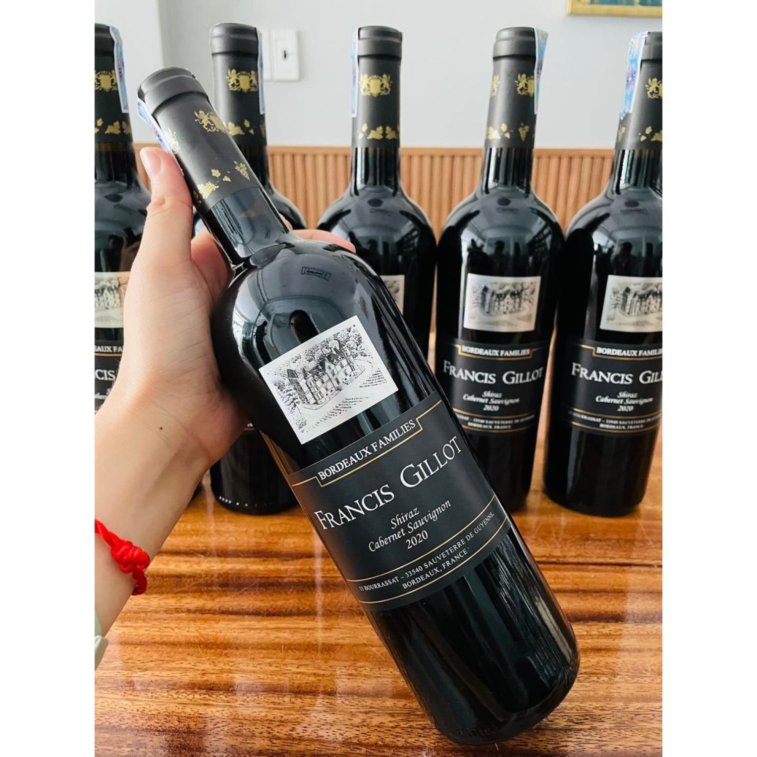 Vang pháp francis gillot shiraz cabernet 13,5%
