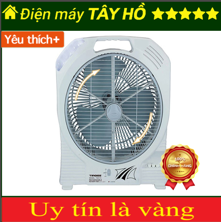 Quạt sạc điện tiross ts9173