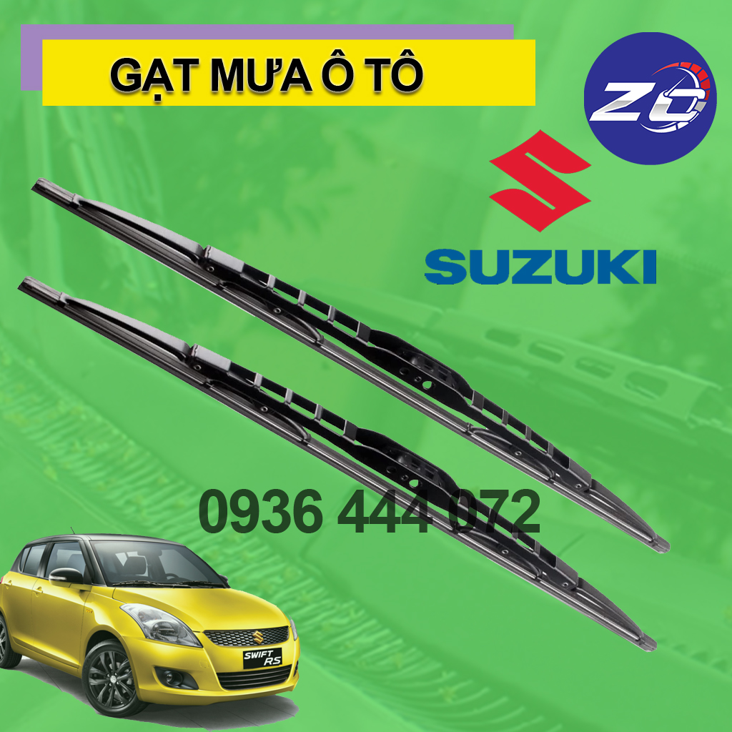 [SUZUKI] Cặp cần gạt mưa khung xương, chổi gạt mưa xe Suzuki Ertiga, XL7, Ciaz, Swift  gạt kính xe oto 4,5,7 chỗ xe tải, thanh gạt nước mưa gạt nước kính ô tô