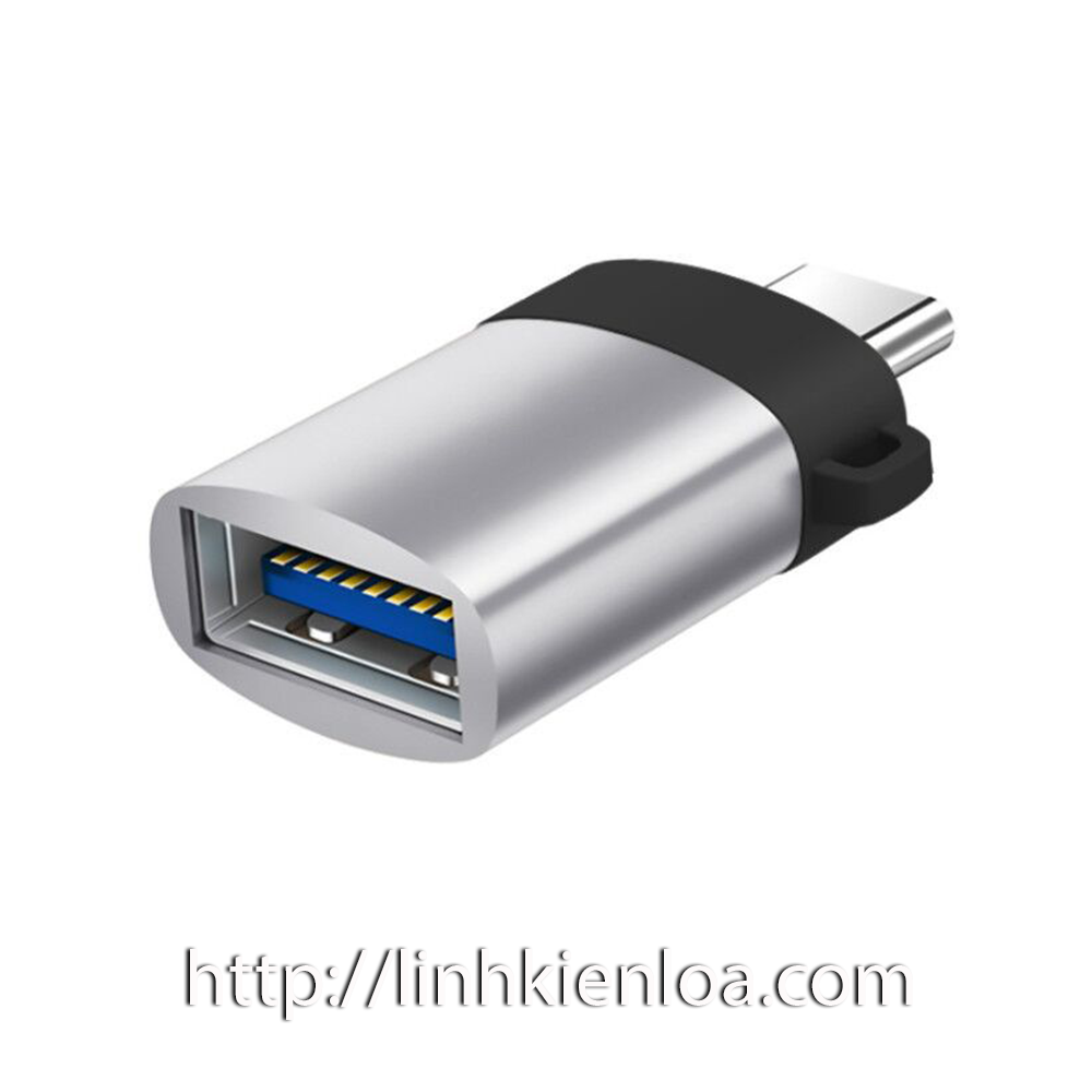 Jack chuyển otg - jack otg - chuyển từ cổng usb type-c ra usb 3.0 chuyên dùng cho macbook và laptop