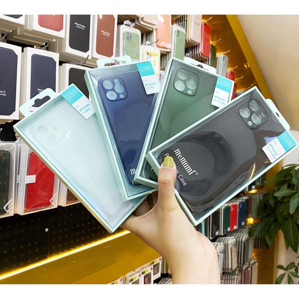 Ốp lưng siêu mỏng cho iphone 13 pro max/12 pro/13/12 mini, ip 11/11 pro/11 pro max chính hãng memumi, nillkin trong suốt