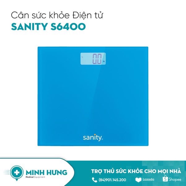 CÂN SỨC KHỎE ĐIỆN TỬ SANITY S6400