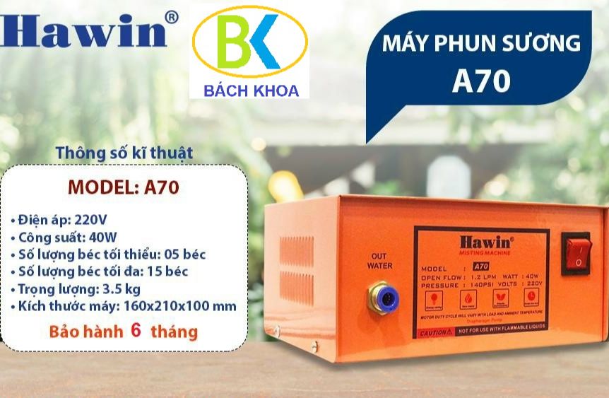 Máy phun sương fog a70
