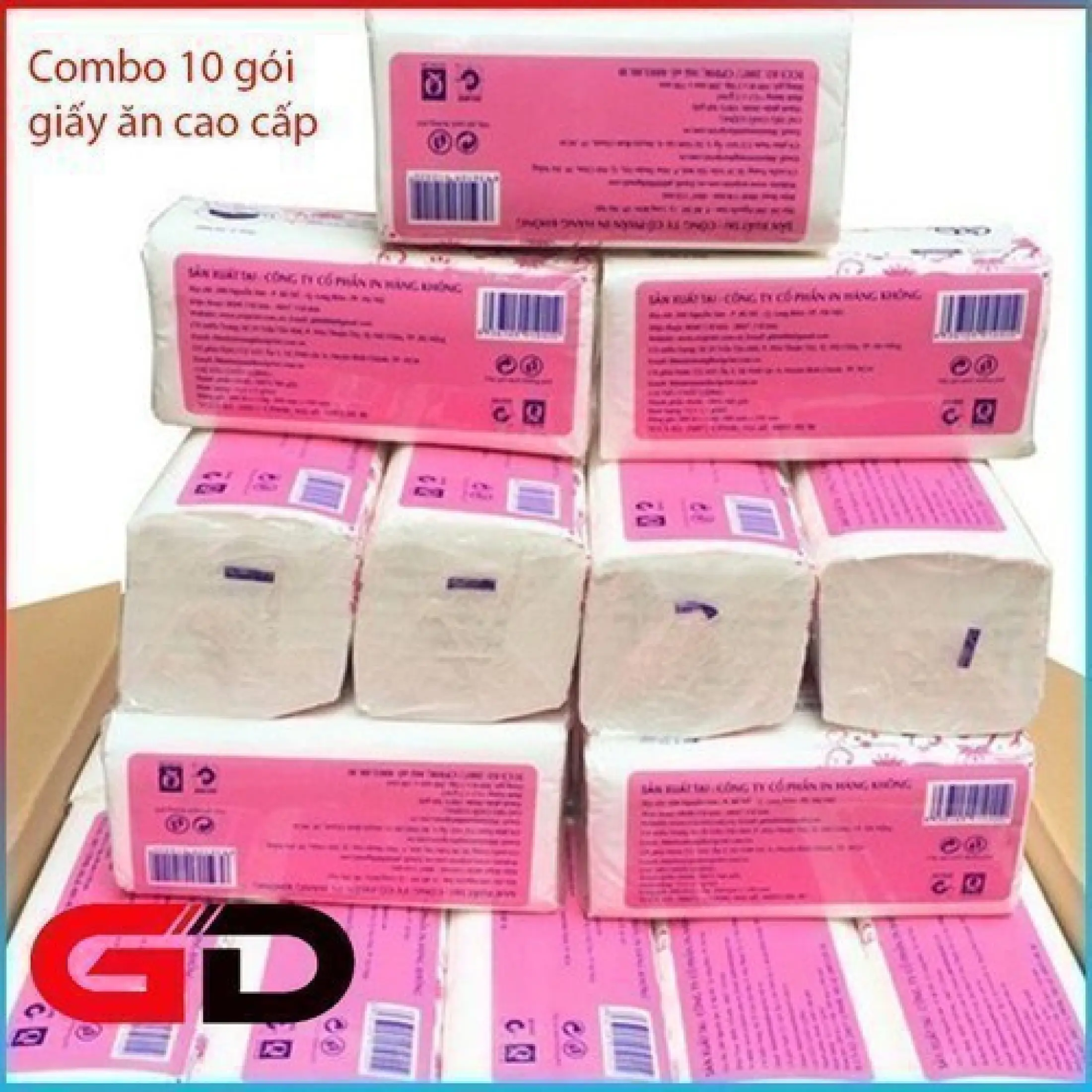 Combo 10 gói giấy ăn lụa rút cao cấp