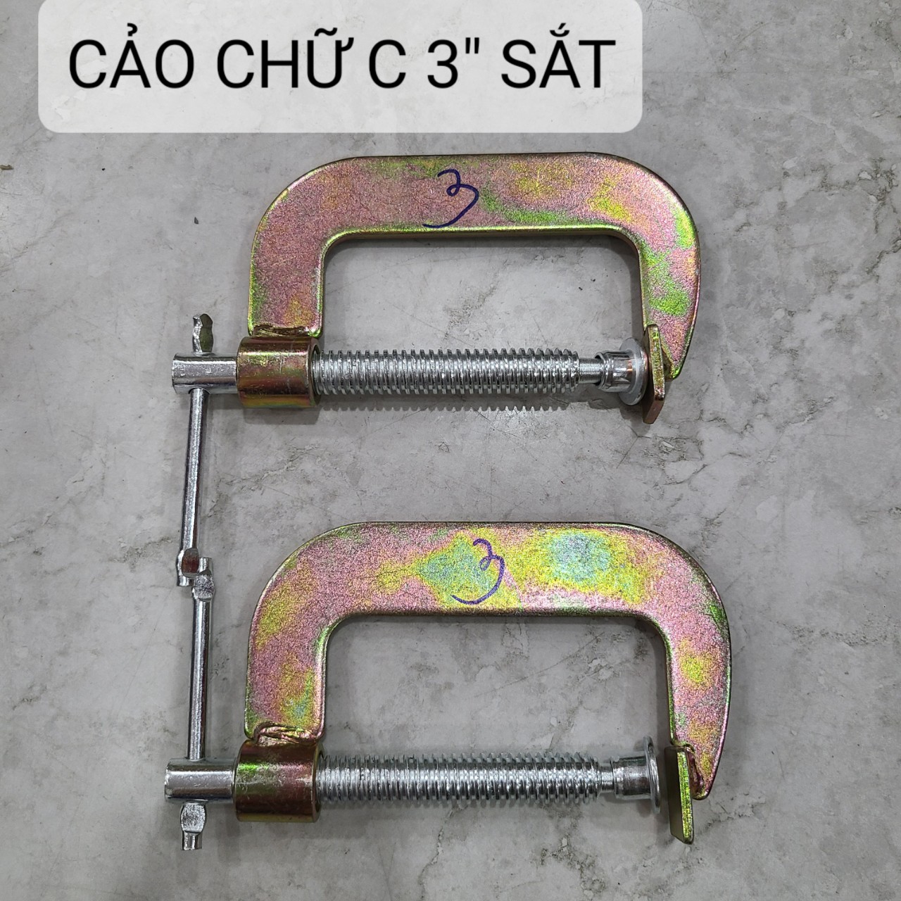 Cảo chữ c 3'' sắt