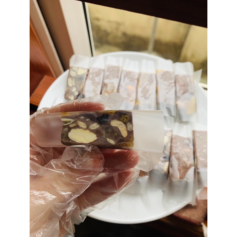 SET NGUYÊN LIỆU LÀM KẸO NOUGAT-KẸO HẠNH PHÚC Tặng kèm tờ công thức siêu chuẩn