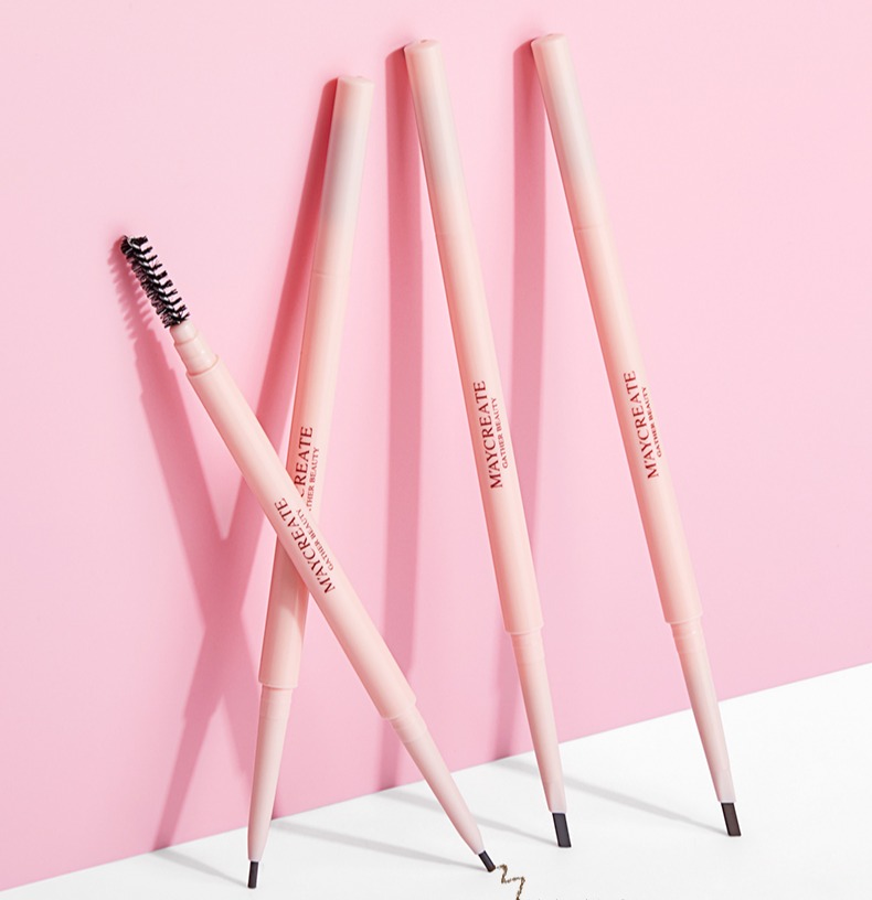 Bút Chì Kẻ Mày Không Trôi, Bút Chì Kẻ Chân Mày Kemelo Có 2 Đầu Gồm 1 Đầu Vẽ Và 1 Đầu Chải Lông Mày