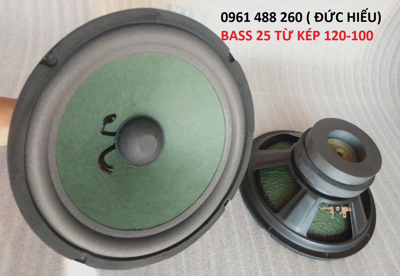 LOA BASS 25 TỪ KÉP 120-100 COIL 38 -GIÁ 1 ĐÔI