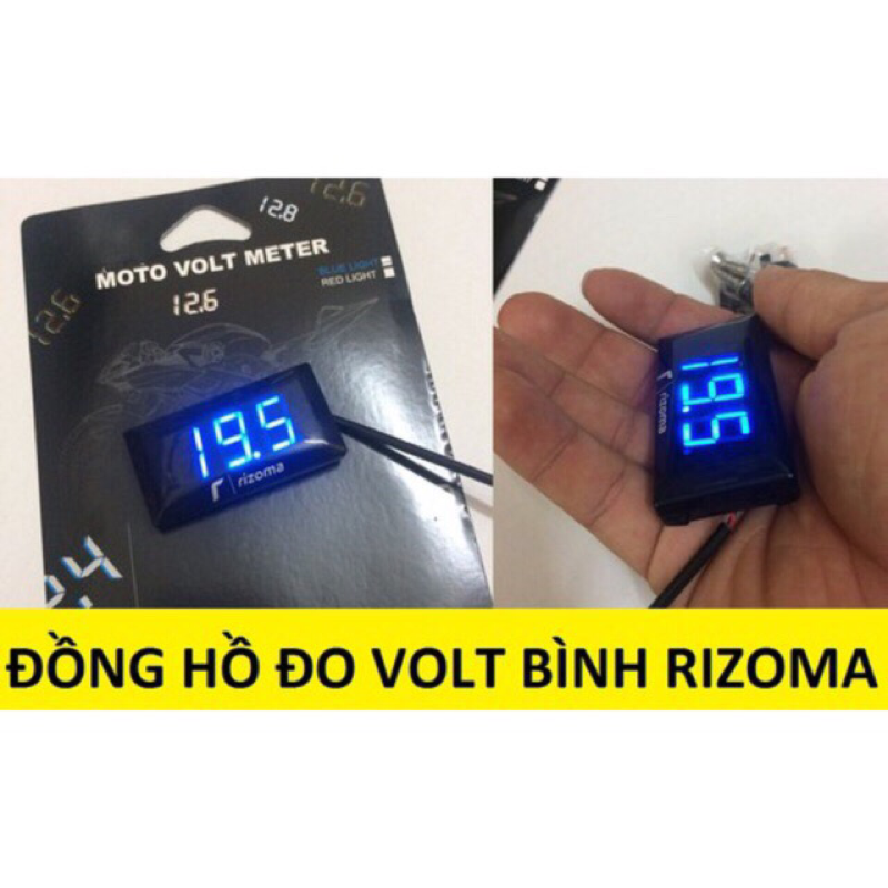 ĐỒNG HỒ BÁO VOL BÌNH ACQUY XE MÁY 12VOL