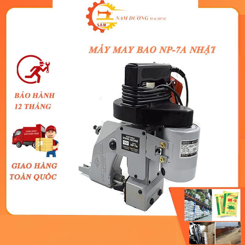 Máy khâu bao newlong np-7a nhật > chính hãng newlong > máy khâu cầm tay - dùng may các loại bao bì, bao gạo, bao pe, bao vải