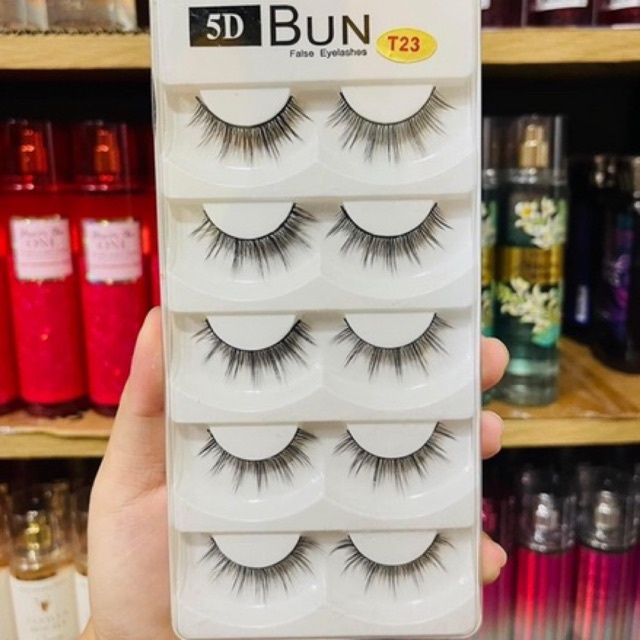 Mi giả lông chồn 5D cao cấp bộ 5 cặp siêu tự nhiên
