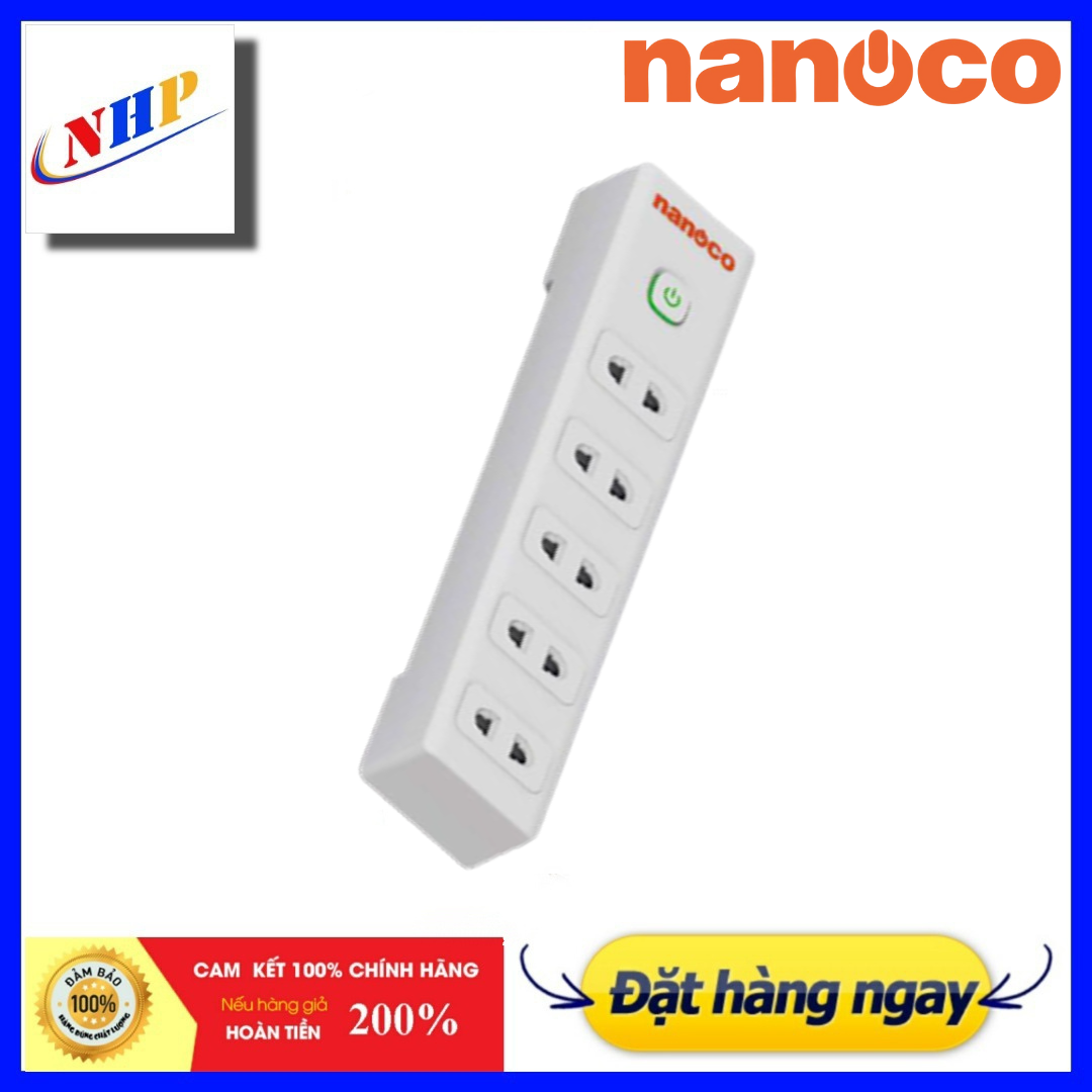 Ổ cắm có dây nanoco nes5215-3 15a - 250v 3750w