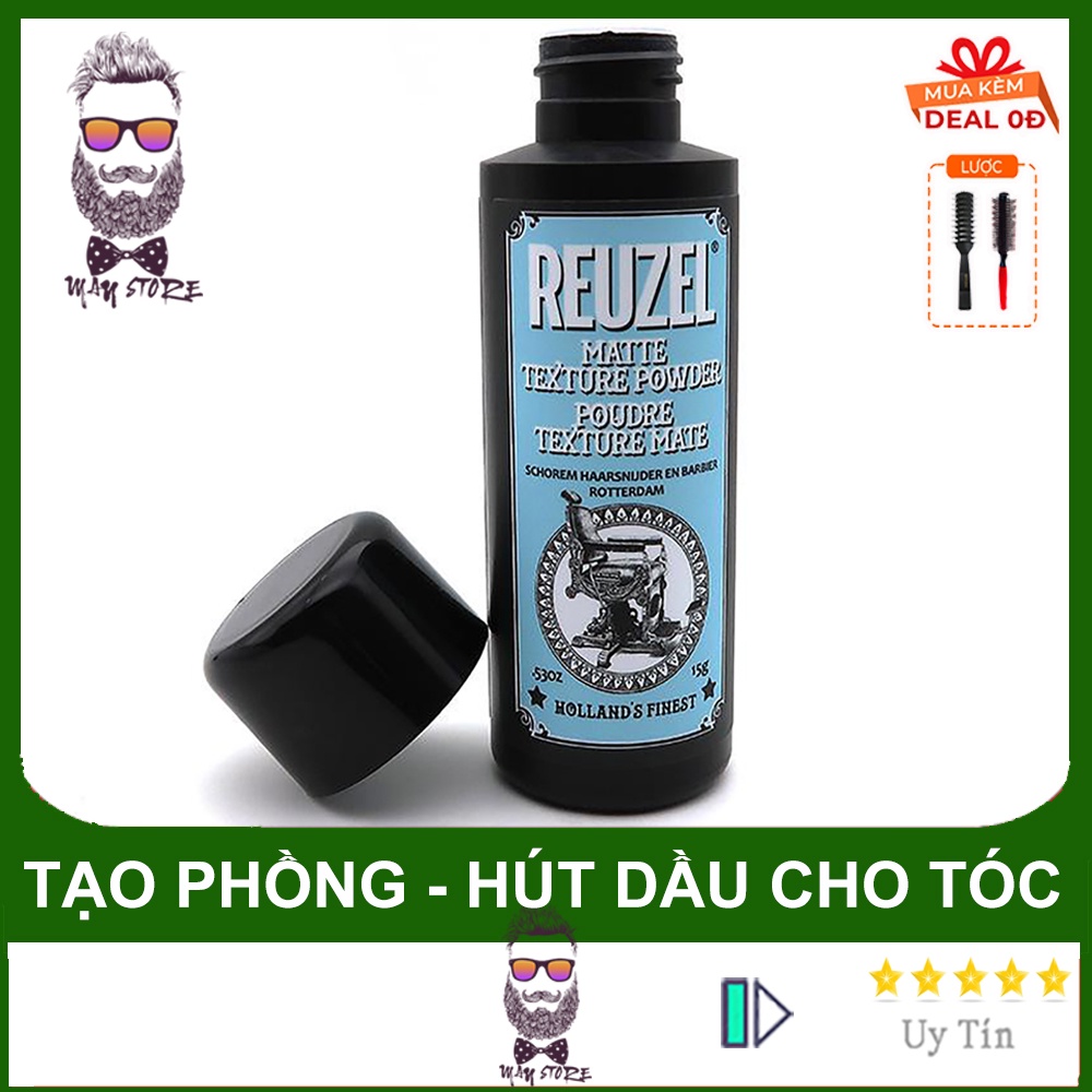 Bột tạo phồng tóc reuzel matte texture powder - 25gram