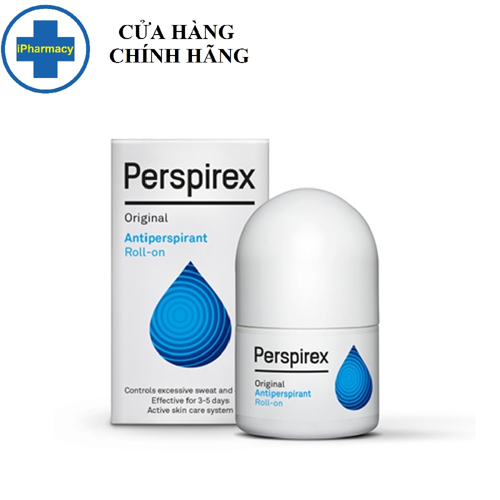 Lăn Khử Mùi Perspirex Loại Vừa Original 20ml Antiperspirant Roll On